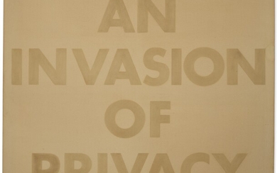 Ed Ruscha (b. 1937), An Invasion of Privacy