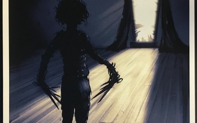Edward Scissorhands L/E Numbered Art Print by Sam Wolfe Connelly