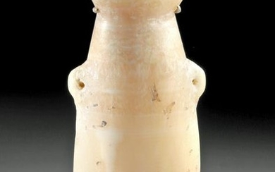 Egyptian Late Period Alabaster Alabastron