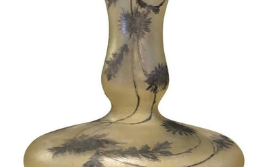 Galle Style Ornate Vase