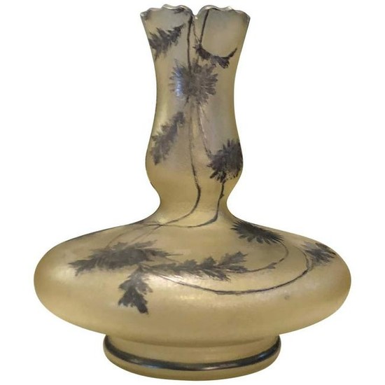 Galle Style Ornate Vase
