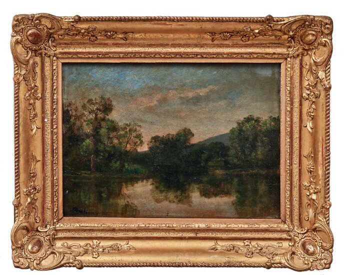 ''Étang de Gylieu'', Französischer Landschaftsmaler des 19. Jahrhunderts