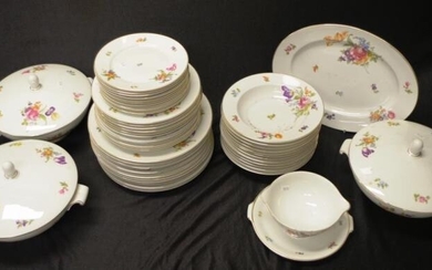 Extensive Rosenthal Aida Floral part dinner set to include...