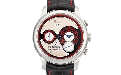 F.P. Journe Octa Chronographe | A limited edition platinum flyback chronograph wristwatch with digital date display, Made for Swiss Fine Timing, Circa 2008 | Octa Chronographe | 限量版鉑金飛返計時腕錶，備日期顯示，為 Swiss Fine Timing 而製，約2008年製