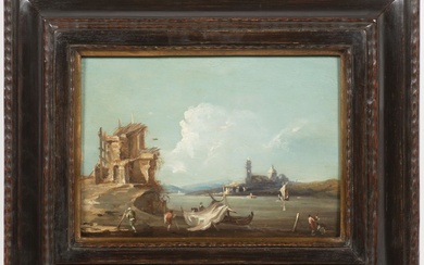 Francesco Guardi (1712 - 1793) (follower) LANDSCAPE NEAR VENICE