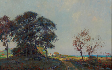 Frank Vining Smith (American, 1879-1967) Shore Acres (Chatham, Massachusetts) 22 x 26 in. (55.9 x 66.0 cm) framed 30 1/4 x 34 1/2 in.