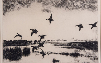 Frank Weston Benson, (1862-1951) - Evening Flight, 1927