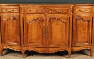 French Louis XV Style Parquetry Sideboard