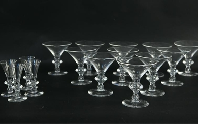 GROUPING OF STEUBEN GLASSES