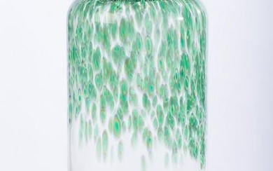 Gae Aulenti Green Neverrino Vase for Vistosi, 1987