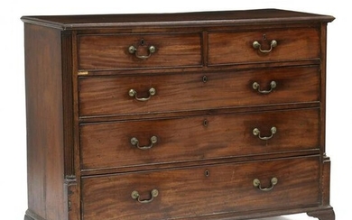 George III Mahogany Large Chest of Drawers