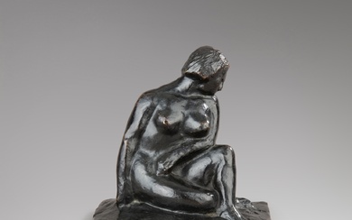 Georges Guyot Femme assise sur le sol | Woman sitting on the ground