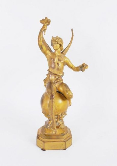 Gilt Bronze Sculpture, Mercury