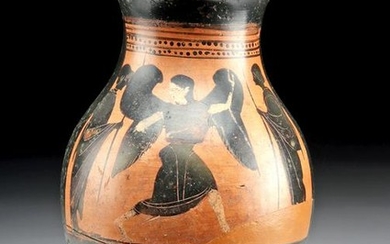Greek Attic Olpe w/ Nike, ex-Museum, ex-Sotheby