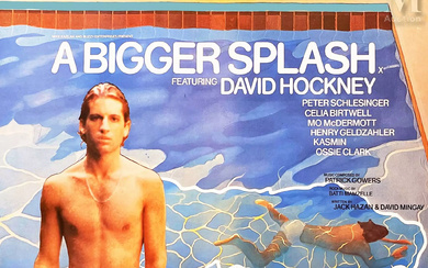HOCKNEY DAVID A Bigger Splash Featuring David Hockney Film Sur L'Œuvre de David Hockney