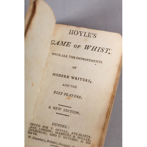 HOYLE'S GAME OF WHIST, With All the Improvements of Modern W...