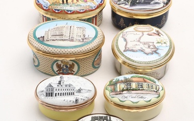 Halcyon Days Limited Edition, Bilston and Battersea and More Enameled Boxes