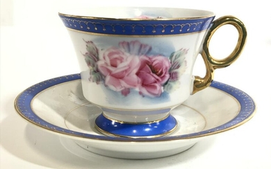 Hand Painted SHAFFORD Teacup & Saucer