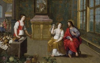 Jan Brueghel II y Peeter van Avont. Escena Jesús