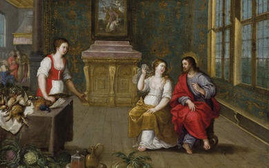 Jan Brueguel II and Peeter van Avont. Jesus scene