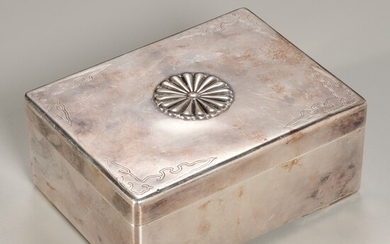Japanese Imperial silver presentation box