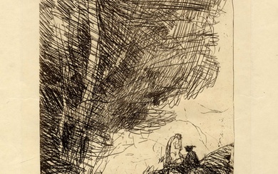 Jean-Baptiste-Camille Corot (Parigi, 1796 - Ville d'Avray, 1875) Le poète...