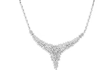 Jewellery Necklace NECKLACE, 18K white gold, brilliant cut diamonds appro...