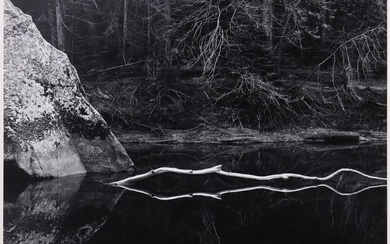 John Sexton (American b. 1953), "White Branch, Merced River", 1974