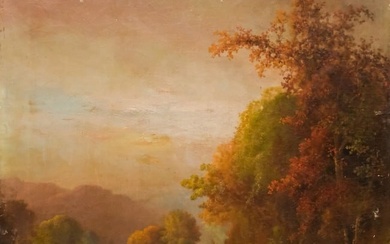 John W. Bell, Pastoral Scene in Autumn