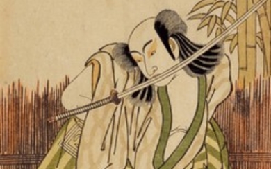 KATSUKAWA SHUNKO (1743 – 1812), SIGNED KATSUKAWA SHUNKO GA, CIRCA 1779, EDO PERIOD, WOODBLOCK PRINT, 18TH CENTURY