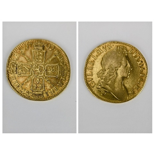 Kingdom of England - William III (1694-1702) Guinea, dated 1...