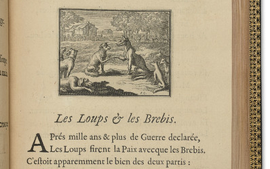 LA FONTAINE, Jean de (1621-1695). Fables choisies, mises en vers. Paris : Claude Barbin, 1668.