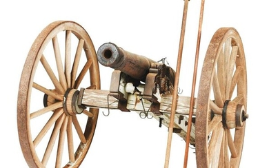 LARGE 19TH CENTURY STYLE PERCUSSION CANNON WITH