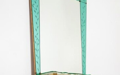 Large 1940s Wall mirror from an Italian Villa