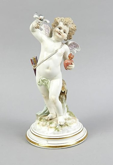 Large Cupid with Heart an