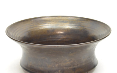 Large handmade stoneware Unica bowl, design & execution by Jan...