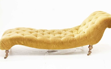 Late 19th/early 20th century chaise longue