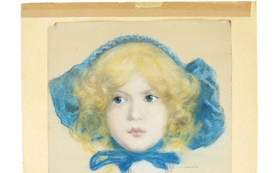 Leopold WIDLICZKA: Portrait - Pastel