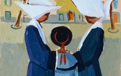 Rodolfo Marma © (Firenze, 1923 - 1998), Little nun, 1971