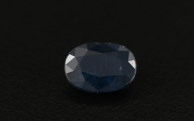 Loose 1.09 CT Oval Faceted Sapphire
