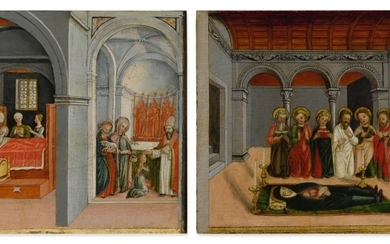 MATTEO CESA | THE BIRTH AND THE PRESENTATION OF THE VIRGIN MARY IN THE TEMPLE; THE DORMITION OF THE VIRGIN MARY