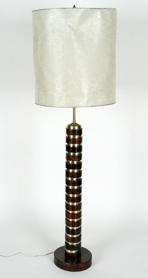 MID CENTURY MODERN ITALIAN TWO LIGHT FLOOR LAMP