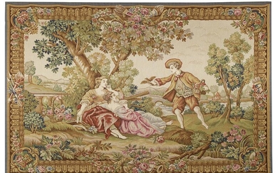 Machine-Woven Tapestry