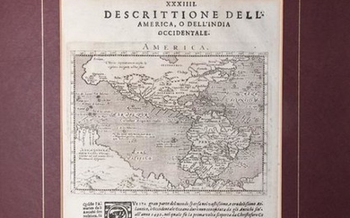 Magini, Giovanni: Map of North and South America