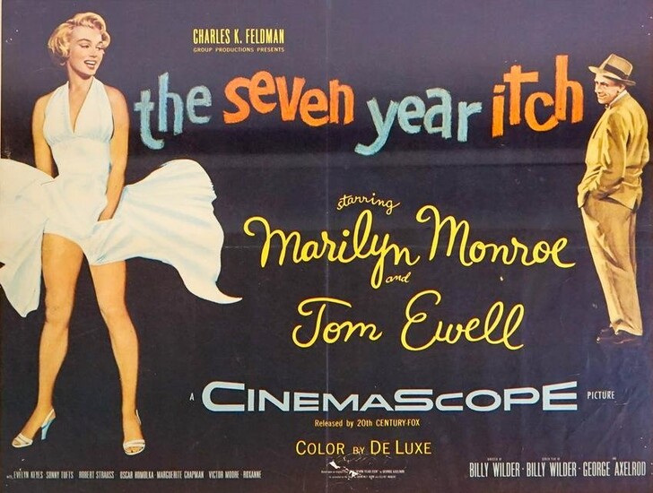 [Marilyn Monroe[ The Seven Year Itch Half Sheet