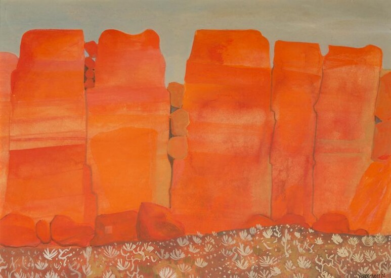 Martha Visser't Hooft (1906-1994) "Painted Canyon"