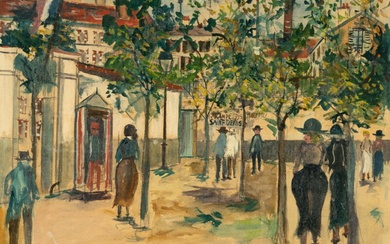 Maurice Utrillo 1883 Paris – Dax 1955 La Distillerie à Saint Denis