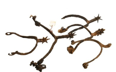 Medieval Iron Rowel Spur Collection
