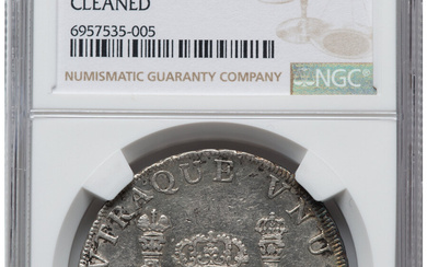 Mexico: , Ferdinand VI 8 Reales 1758 Mo-MM AU Details (Cleaned) NGC,...