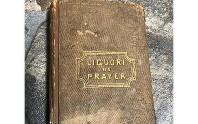 Mid 19thc Prayer Book, A Short Treatise On Prayer, St.